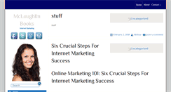 Desktop Screenshot of mcloughlinbooks.net